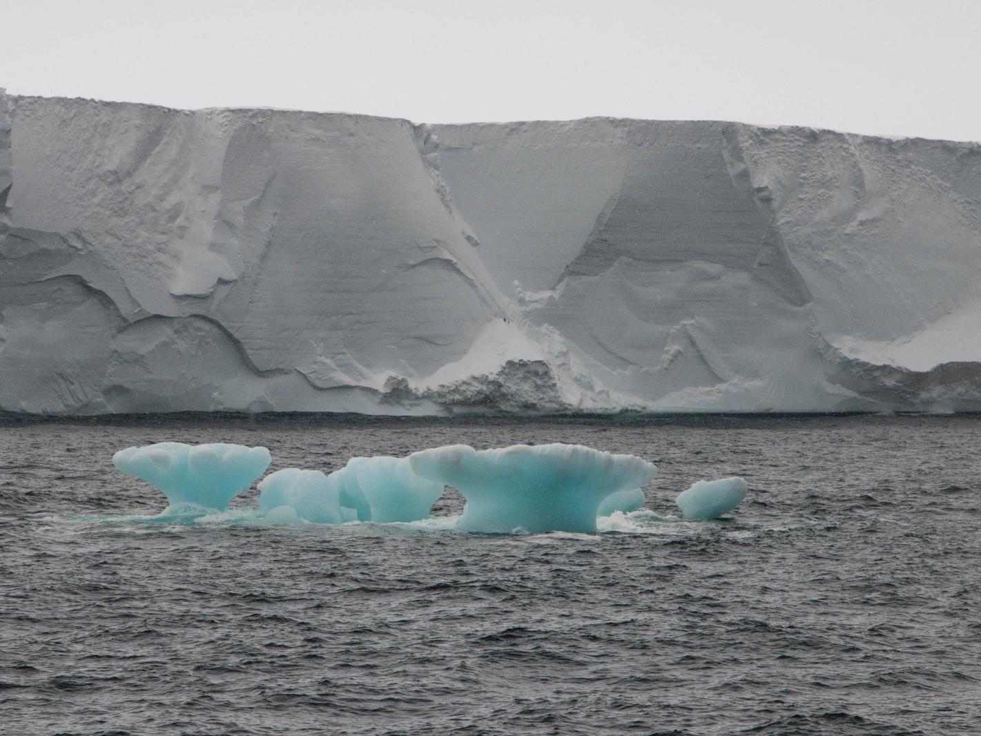 Limite meridionale dell'attuale piattaforma di ghiaccio nel Mare di Ross (Credits: Giulia Giorgetti) 